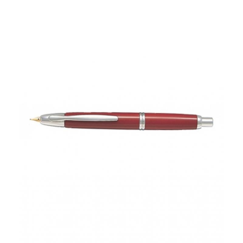 pilot-pluma-capless-con-plumin-en-oro-rodiado-18q-retractil-1500-roja-m-rodio