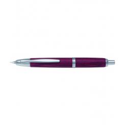 PILOT Pluma CAPLESS con plumín en oro rodiado 18q Retractil 2500 Madera De Abedul. Color Marrón-Rojizo. F