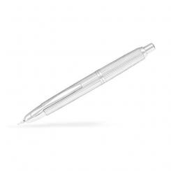 PILOT Pluma Retráctil CAPLESS Stripe Plata F