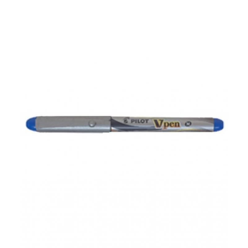 pilot-pluma-v-pen-silver-azul