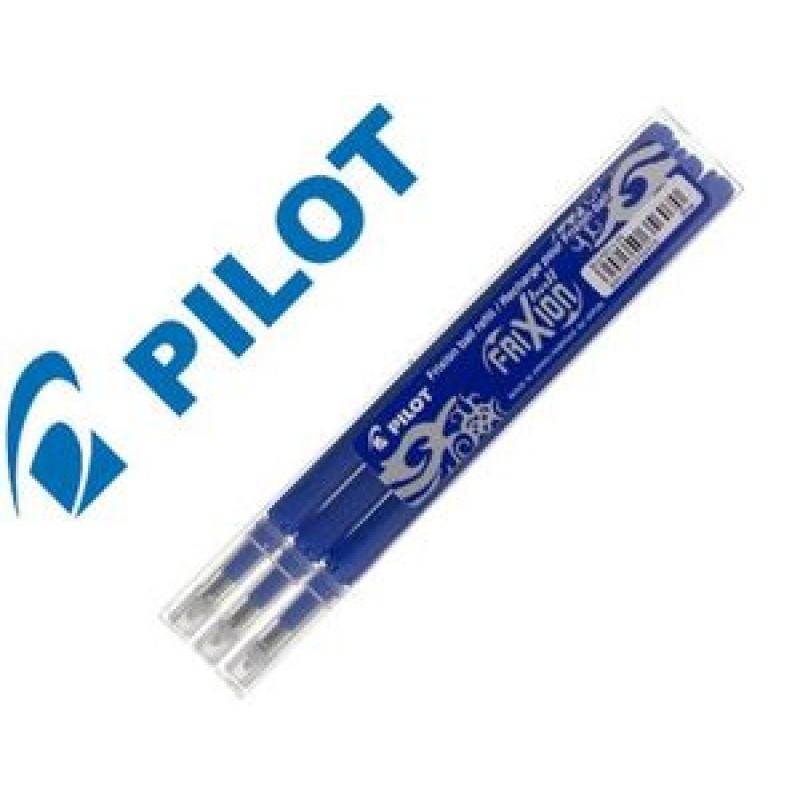 PILOT Recambio para bolígrafo Frixion Ball/Clicker Azul (blister 3 uds.)