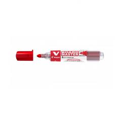 PILOT Rotulador Pizarra Blanca Recargable V Board Master Punta Cónica Rojo