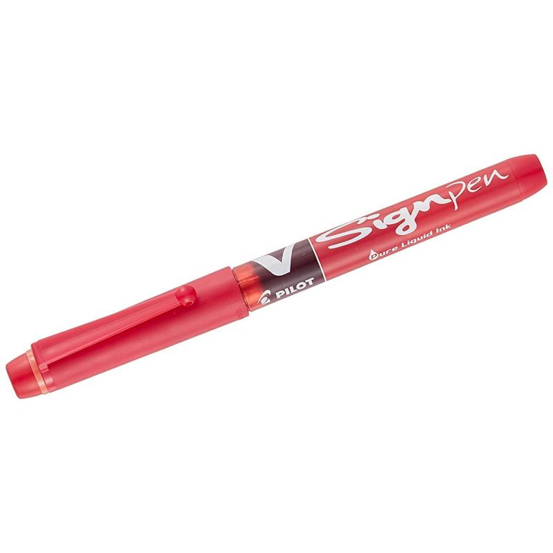 PILOT Rotulador V-Sign Pen Rojo