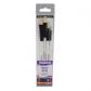 pincel-daler-rowney-graduate-pelo-cerda-mango-corto-blister-de-4