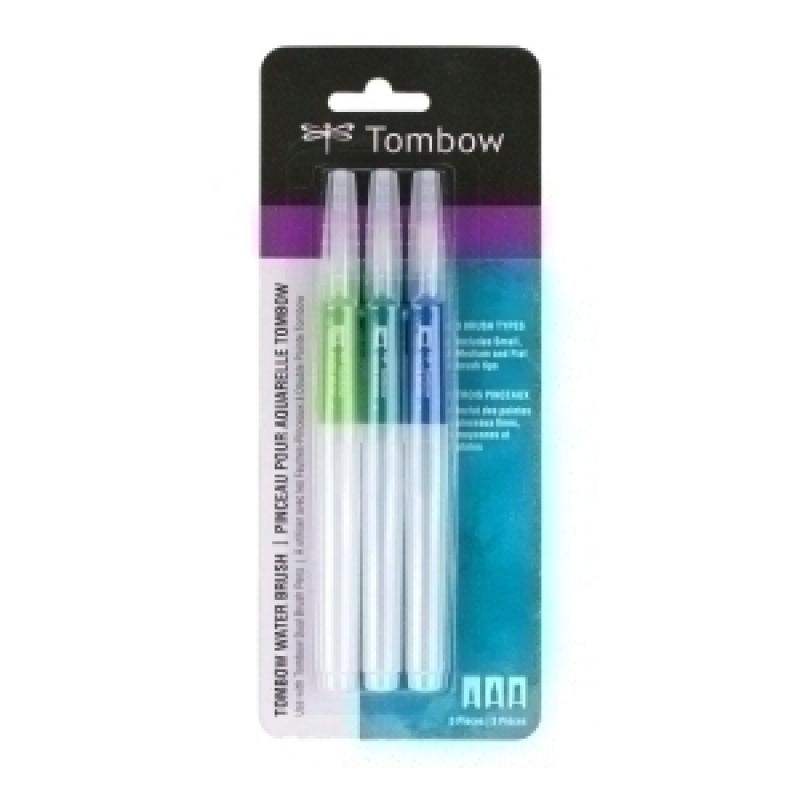 pincel-de-agua-tombow-water-brush-surtido-blister-de-3-punta-fina-media-y-plana