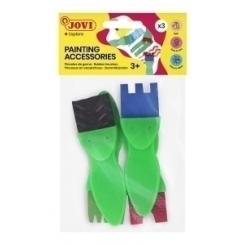 Pincel De Goma Jovi Grande Juego De 4
