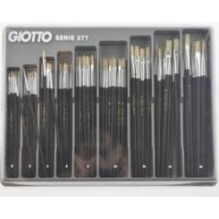 Pincel Giotto 577 Pelo Cerda Expositor De 126