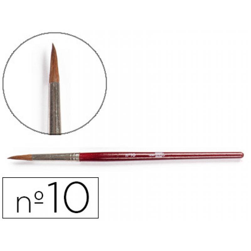 pinceles-acuarela-liderpapel-nº-10-virola-cromada-pelo-engomado