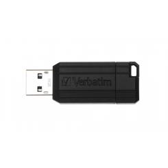 VERBATIM PinStripe - Unidad USB de 16 GB - Negro