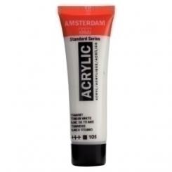 Pintura Acrílica AMSTERDAM  20 ml Blanco Ti