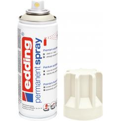 Edding 5200 Spray edding pintura acrílica en aerosol. Color blanco crema mate
