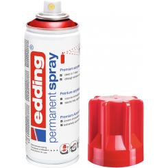 Edding 5200 Spray edding pintura acrílica en aerosol. Color rojo tráfico mate