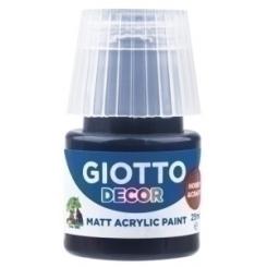 Pintura Acrilica Giotto 25 Ml (Bote) Negro