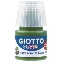 Pintura Acrilica Giotto 25 Ml (Bote) Verde Bosque