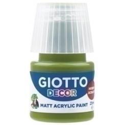 Pintura Acrilica Giotto 25 Ml (Bote) Verde Oliva