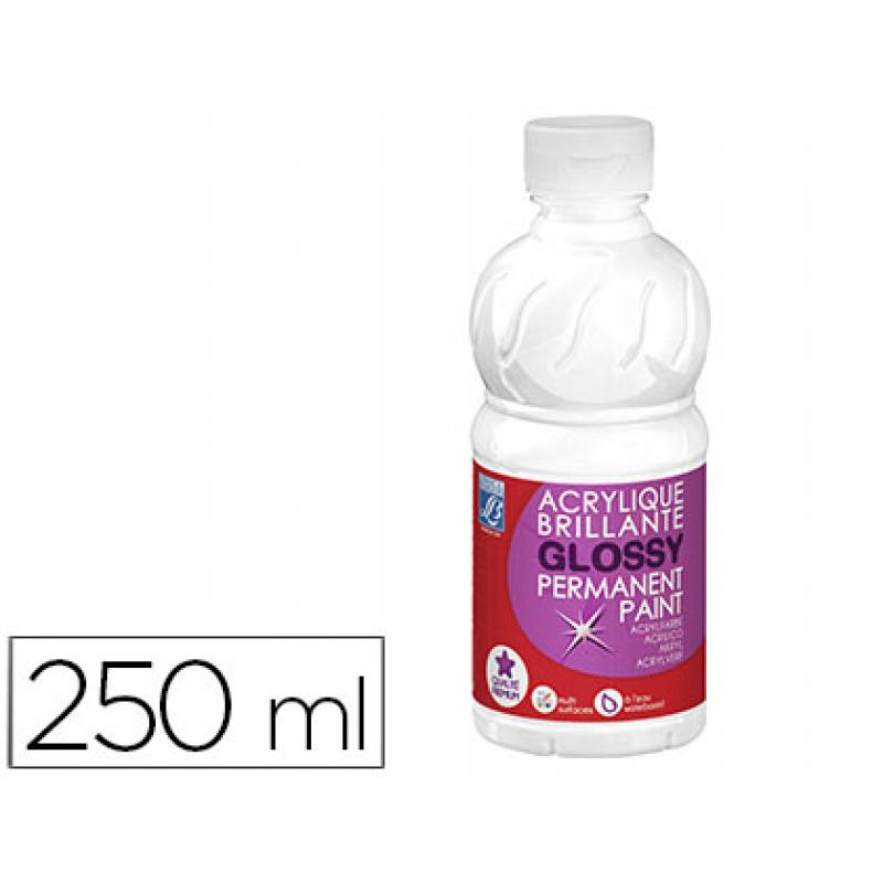 pintura-acrilica-l&b-brillo-blanco-bote-de-250-ml