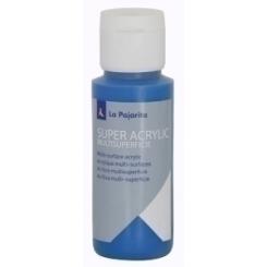 Pintura Acrilica La Pajarita 60 Ml (Bote) Azul Real A-31