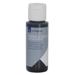 Pintura Acrilica La Pajarita 60 Ml (Bote) Negro A-45