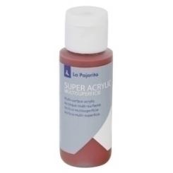 Pintura Acrilica La Pajarita 60 Ml (Bote) Oxido Rojo A-27