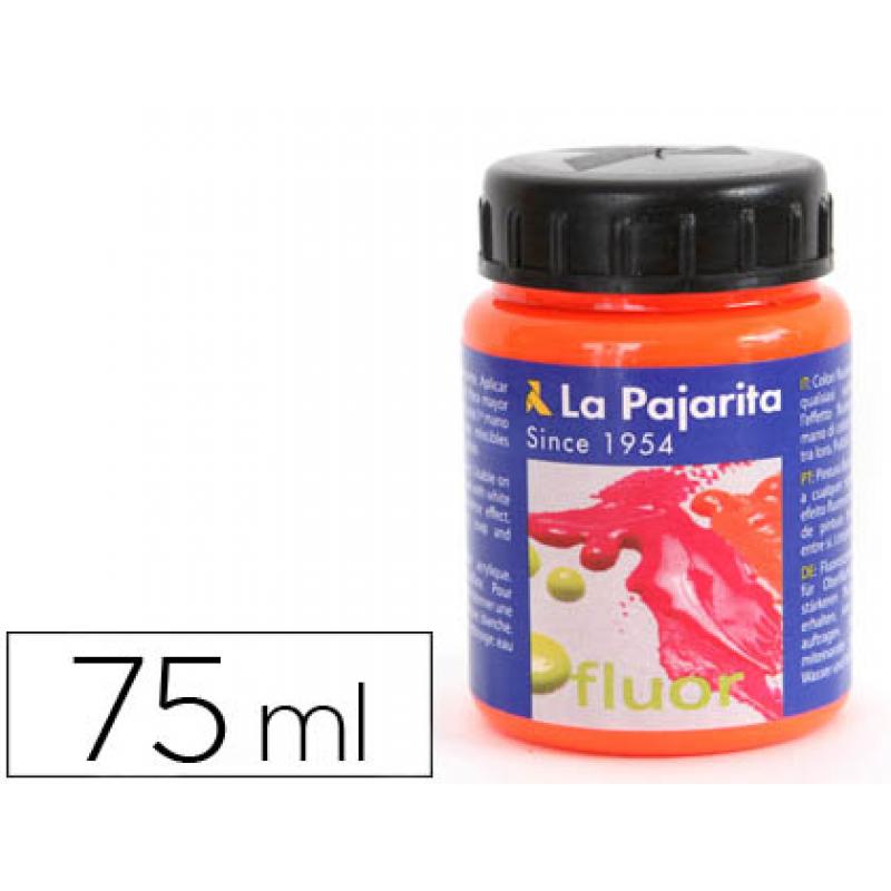 pintura-acrilica-la-pajarita-f-02-naranja-fluorescente-75ml