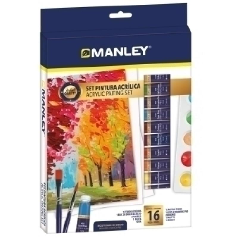 pintura-acrilica-manley-set-de-16-12x-pintura-acrilica-12ml-2x-pinceles-1x-paleta-1x-bloc-dibujo