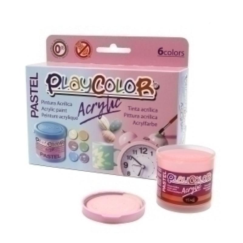 pintura-acrilica-playcolor-pastel-surtido-caja-de-6-colores-40-ml