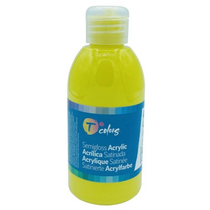 Pintura Acrílica TColors 250ml Amarillo