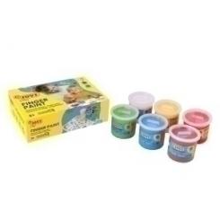 Pintura De Dedos Jovi 125 Ml (Bote)  Estuche De 6