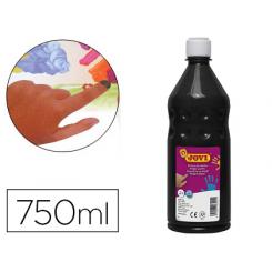Pintura De dedos Jovi 750 ml Negro