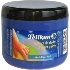 Pintura Dedos Pelikan 500 Ml Azul Celest