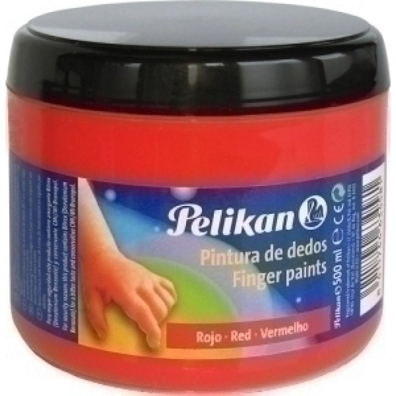 pintura-dedos-pelikan-500-ml-bermellon