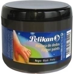Pintura Dedos Pelikan 500 Ml Negro