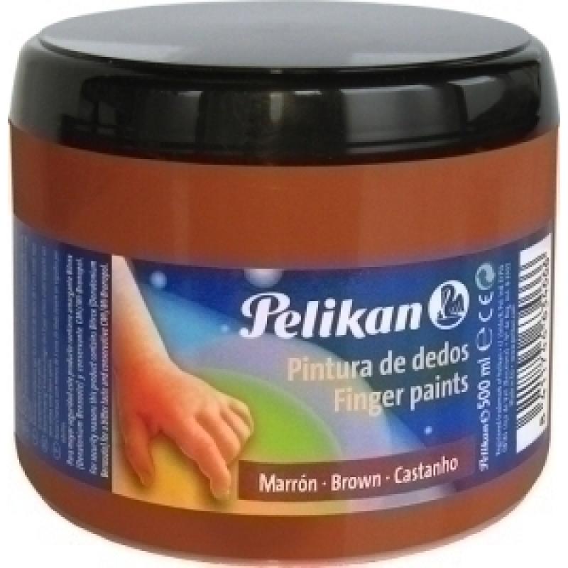 pintura-dedos-pelikan-500-ml-siena-tosta