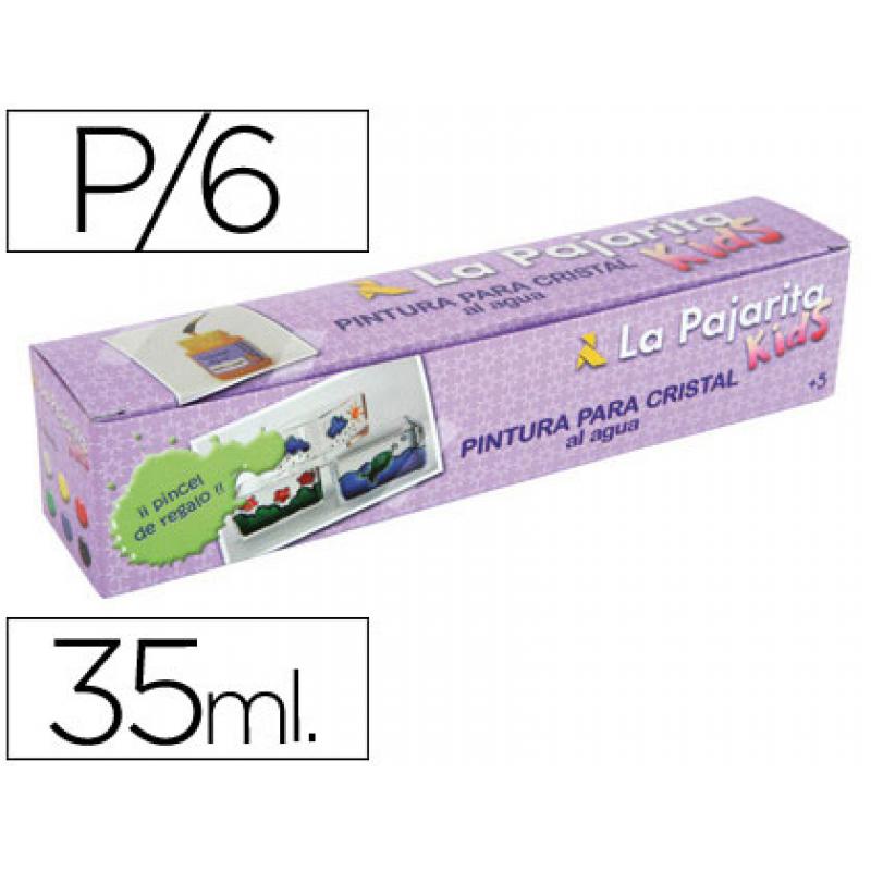 pintura-laca-cristal-la-pajarita-set-de-6-colores-surtidos-pincel