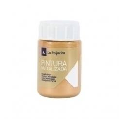 Pintura Latex La Pajarita Metalizada 35 Ml (Bote) Oro Ducado Me-04