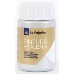 Pintura Latex La Pajarita Metalizada 35 Ml (Bote) Plata Me-01