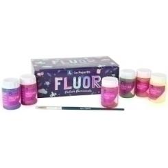 Pintura Lx.Pajarita Fluor.35 ml Estuch.6