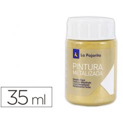 Pintura Metalizada La Pajarita Oro Rico 35 ml