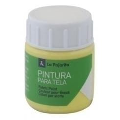 Pintura Para Tela La Pajarita 25 Ml (Bote) Amarillo Claro T-05
