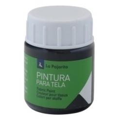 Pintura Para Tela La Pajarita 25 Ml (Bote) Negro T-02
