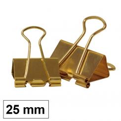 Pinza Reversible MK 25  mm  Dorada /12Ud