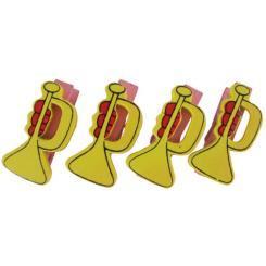 SMART Pack 4 pinzas trompetas