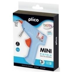 Pistola De Cola Termofusible Plico Mini 25W