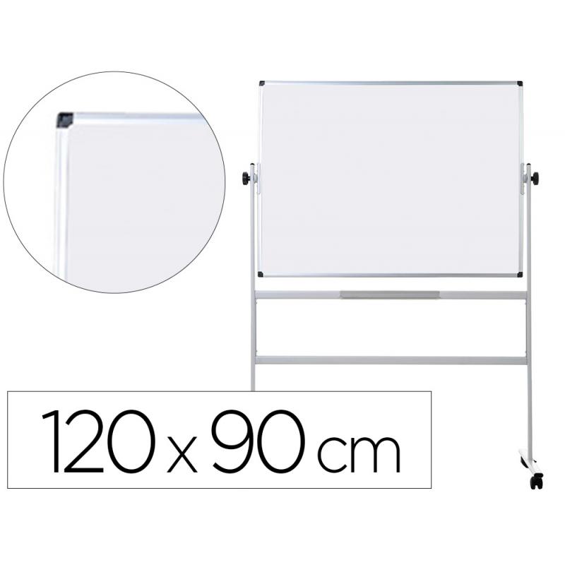 pizarra-blanca-q-connect-doble-cara-melamina-marco-de-aluminio-120x90-cm-giratoria