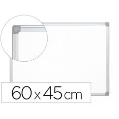 Pizarra blanca Q-CONNECT lacada magnetica marco aluminio 60x45 cm