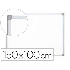 Pizarra blanca Q-CONNECT laminada marco de aluminio 150x100 cm