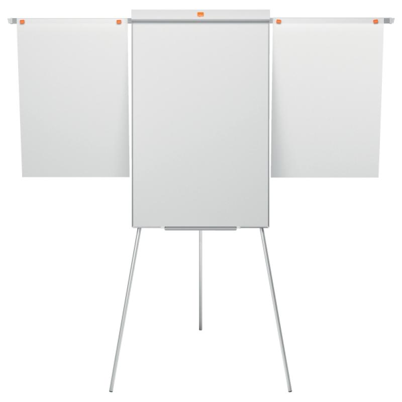 pizarra-caballete-nobo-classic-nano-clean™-tripode-brazos-extensibles-blanco