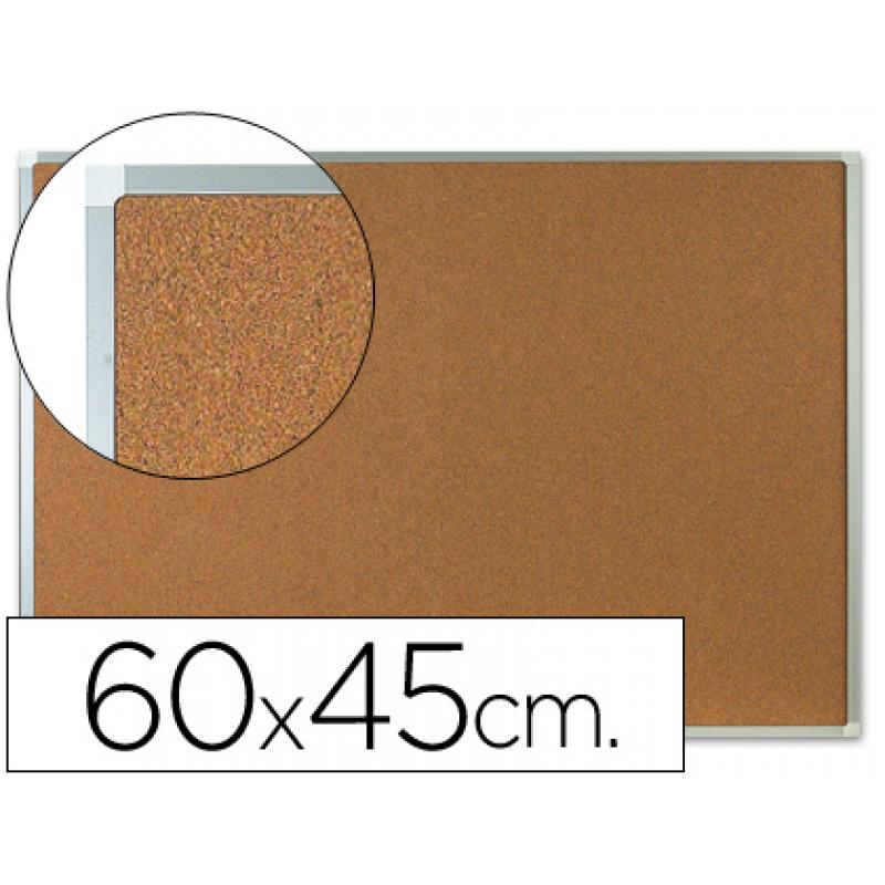 pizarra-corcho-q-connect-marco-de-aluminio-60x45-cm
