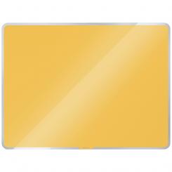 Pizarra cristal LEITZ Cosy 60x40 cm, amarillo