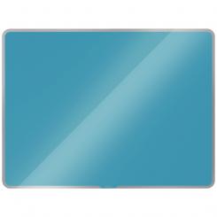 Pizarra cristal LEITZ Cosy 80x60 cm, azul